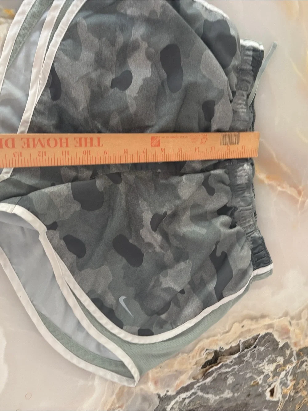 Nike Dri-FIT Light Olive/Gray Athletic Shorts
